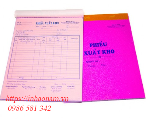 PHIẾU XUẤT KHO