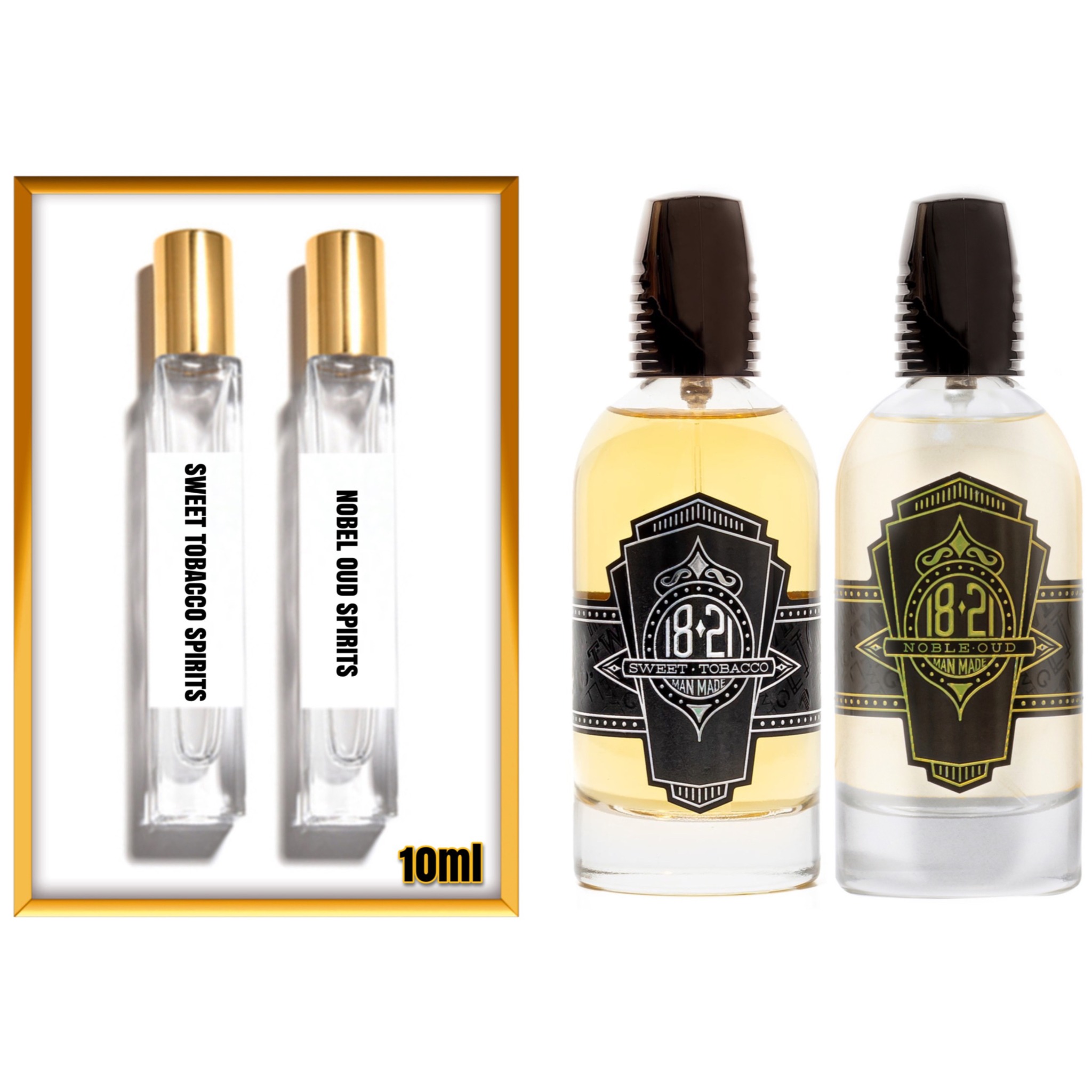 [Mẫu thử] Nước hoa nam 18.21 Man Made Sweet Tobacco, Noble Oud Spirits 10ml / 30ml - Nước hoa cổ điển cho người đàn ông hiện đại