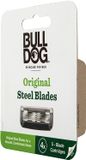  Hộp 4 lưỡi dao cạo râu Bulldog Skincare Original Steel Blades 5 lưỡi bằng thép cường lực bền bỉ và rất sắc bén 