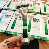  Dao cạo râu 5 lưỡi Bulldog Skincare Original Glass Razor có tay cầm thủy tinh siêu bền, chống bám bẩn 