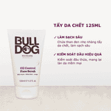  Sữa rửa mặt tẩy tế bào chết dành cho da dầu nhờn Bulldog Oil Control Face Scrub 125ml 