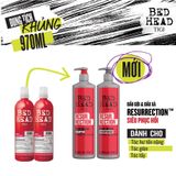  Bộ dầu gội xả Tigi Bed Head Resurrection cho tóc khô hư tổn nặng 970ml - Phục hồi hư tổn, siêu mượt 