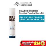  Gel cạo râu tạo bọt cho da nhạy cảm Bulldog Skincare Sensitive Foaming Shave Gel 200ml 