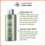  Cặp dầu gội, xả nam phục hồi, ngăn rụng tóc và giảm gàu ManCave Caffeine (200/500ml) cải thiện độ săn chắc của tóc 