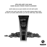  Sữa rửa mặt cho nam DABO Black Force Foam Cleanser 120ml giúp sáng da & kiểm soát nhờn 