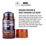  Lăn khử mùi nam Duke Cannon Natural Charcoal Deodorants 78g than hoạt tính tự nhiên, kháng khuẩn & khô thoáng cả ngày 