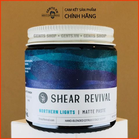  Sáp vuốt tóc nam Shear Revival Northern Lights Matte Paste 96g 