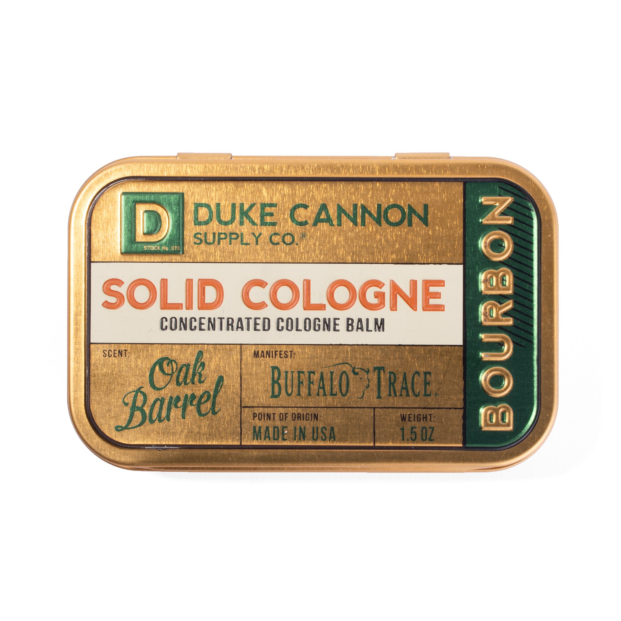 Bourbon | Nước hoa khô Duke Cannon Solid Cologne 1.5oz