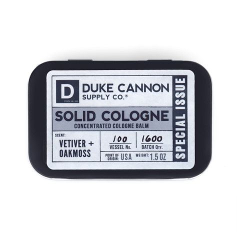 Vetiver & Oakmoss | Nước hoa khô Duke Cannon Solid Cologne 1.5oz 