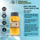  Bay Rum | Sữa tắm nam Duke Cannon Thick High - Viscosity Body Wash 517ml 