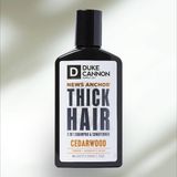  Dầu gội xả 2 trong 1 cho nam Duke Cannon News Anchor 2-in-1 hair wash – CEDARWOOD 295ml 
