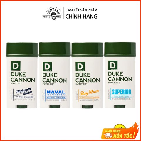  Lăn khử mùi nam Duke Cannon Aluminum-Free Deodorant 85g than hoạt tính tự nhiên, kháng khuẩn & khô thoáng cả ngày 