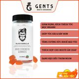  Kẹo dẻo Biotin chăm sóc, kích thích mọc tóc Slick Gorilla Hair Strength Gummies 60 viên / lọ ngăn rụng tóc hiệu quả 