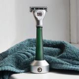  Dao cạo râu 5 lưỡi Bulldog Skincare Glass Razor có tay cầm thủy tinh siêu bền, chống bám bẩn 