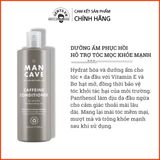  Cặp dầu gội, xả nam phục hồi, ngăn rụng tóc và giảm gàu ManCave Caffeine (200/500ml) cải thiện độ săn chắc của tóc 