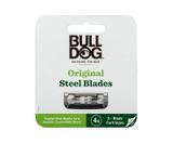  Hộp 4 lưỡi dao cạo râu Bulldog Skincare Original Steel Blades 5 lưỡi bằng thép cường lực bền bỉ và rất sắc bén 