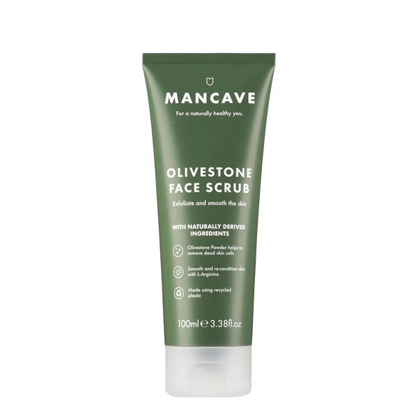 Sữa rửa mặt tẩy tế bào chết cho nam ManCave Olivestone Face Scrub 100ml