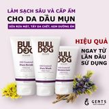  Bộ chăm sóc da dầu mụn toàn diện cho nam Bulldog Skincare Oil Control gồm sữa rửa mặt, tẩy tế bào chết và kem dưỡng ẩm 