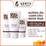  Bộ đôi chăm sóc da dầu mụn cho nam Bulldog Skincare Oil Control Duo Set gồm sữa rửa mặt 150ml và kem dưỡng ẩm 100ml 