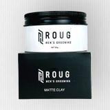  Sáp vuốt tóc Roug Matt - Matte Clay 90g, Gôm Hair Spray 250ml, Xịt tạo phồng Roug Sea Salt Spray - Mousse 150ml 