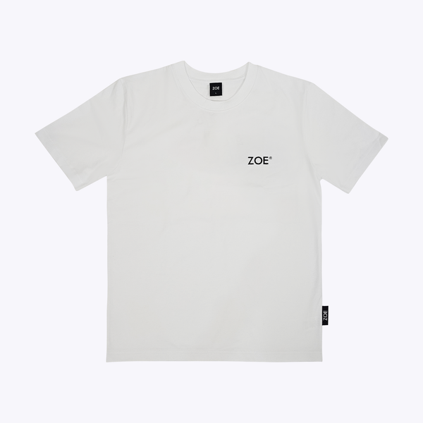  Áo T-Shirts ZOE Logo nhỏ White 