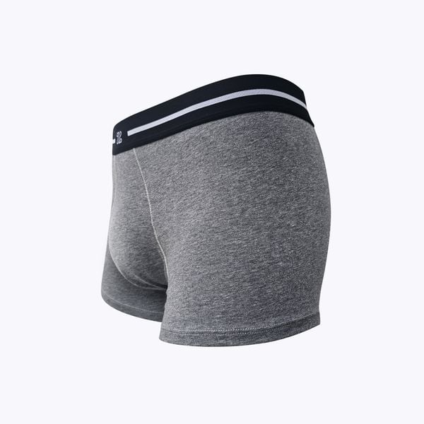  Combo 2 Quần lót nam Trunk cotton logo Zoe - Xám 