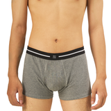  Quần lót nam Trunk cotton logo Zoe  - Xám 