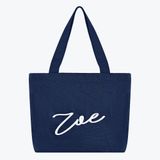  Túi Tote Bag Xanh Navy ZOE 