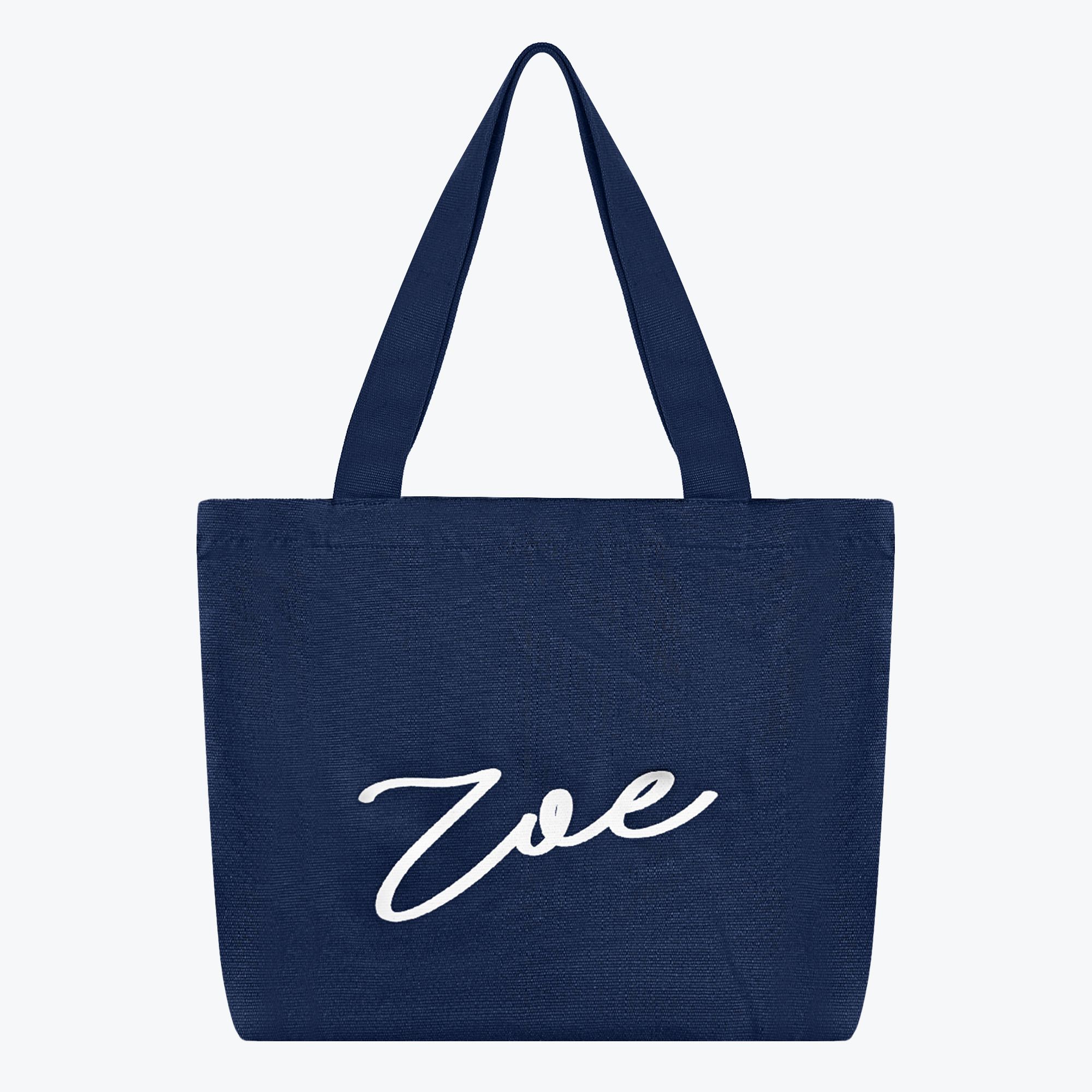 Túi tote vải canvas màu xanh denim unisex (TB002) | ZOE OFFICIAL – ZOE®