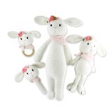  Shaker Rattle Rabbit - Snowball 