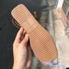 Giày Sandal nữ mũi vuông 2 day ngang chéo hậu chéo - MS: SX-25023