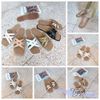 Dép mũi vuông 4 dây đan chéo - MS: DX-25036