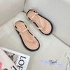 Sandal 3p mũi tròn kẹp ngón phối quai ngang mảnh - MS: S3-25002