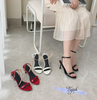 Sandal 7p gót nhọn quai tròn - MS: S7-23022