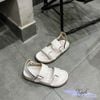 Sandal mũi tròn 2 quai ngang khóa xé dán - MS: SX-84002