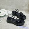 Sandal bánh mì 5p mũi tròn 3 quai mảnh chéo gắn nơ nhí - MS: S5-25008