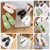 Dép 4p bánh mì mũi vuông bảng ngang may chỉ giữa - MS: D4-15002