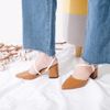 Cao gót Tigish 7cm quai vuốt tròn