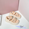 Sandal bánh mì 7p mũi tròn 3 quai ngang - MS: HM81-S701