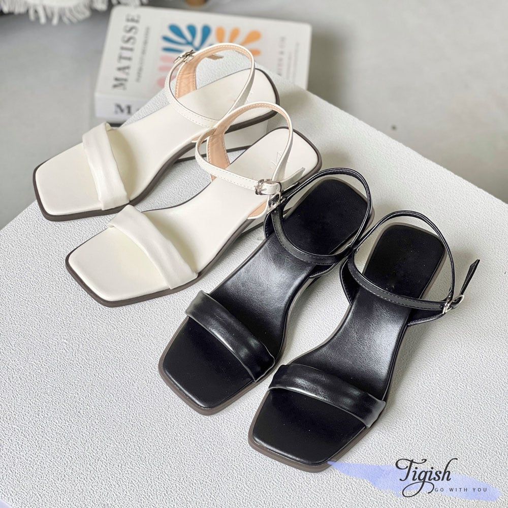 Sandal xuồng 5p mũi vuông quai ngang - MS: X5-26008