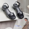 Sandal 5p gót mũi vuông quai ngang - MS: S5-58005