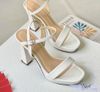 Sandal 10p gót vuông mũi vuông đúp mũi quai ngang - MS: S10-23018