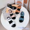 Sandal 4P đế đúc bảng ngang phối khóa - MS: S4-58006