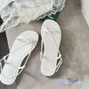 Sandal xẹp mũi tròn xỏ ngón quai ngang - MS: SX-25079