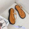 Sandal 3p mũi tròn kẹp ngón phối quai ngang mảnh - MS: S3-25002