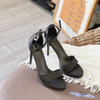 Sandal 11p đúp mũi tròn bảng ngang khuyết - MS: S11-04004