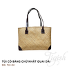 Túi cỏ bàng chữ nhật quai dài - TUI04