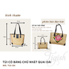 Túi cỏ bàng chữ nhật quai dài - TUI04
