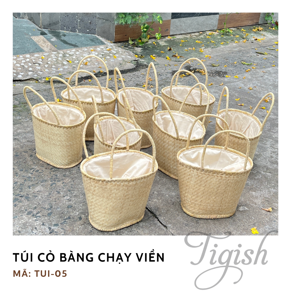 Túi cỏ bàng chạy viền - TUI05