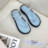 Sandal 3p mũi tròn kẹp ngón phối quai ngang mảnh - MS: S3-25002